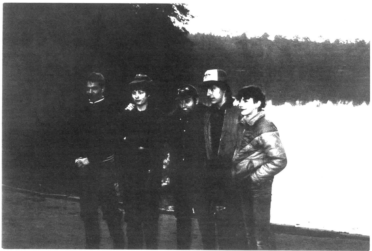 Historische Aufnahme vom Jugendhegefischen an der Krummen Lanke 1985.